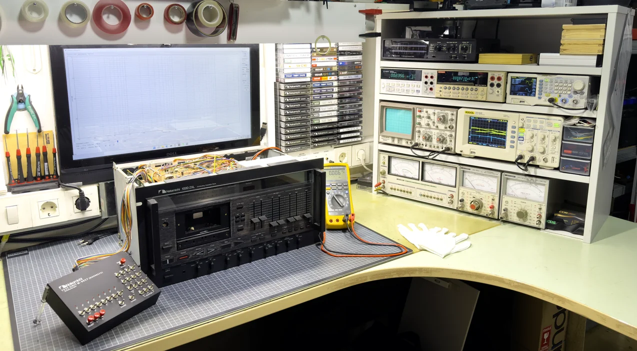 Cassette deck servicing